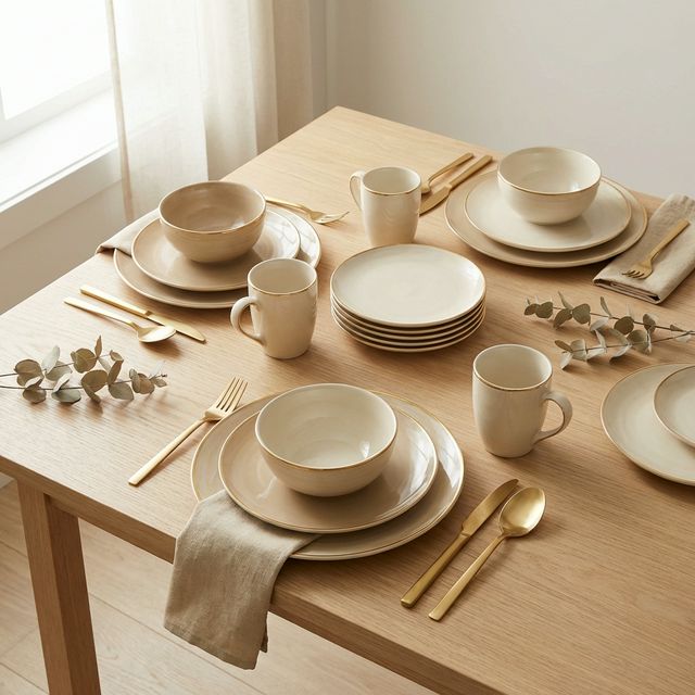Modern yemek takımı ve sunum ürünleri